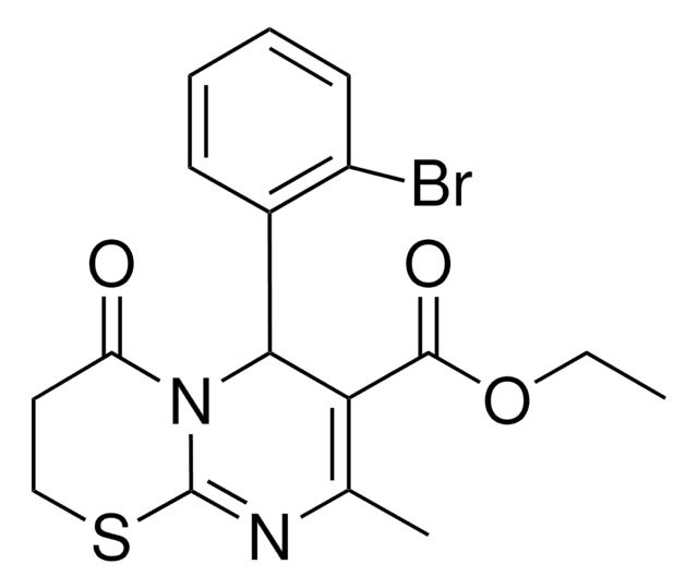 ETHYL 6-(2-BROMOPHENYL)-8-METHYL-4-OXO-3,4-DIHYDRO-2H,6H-PYRIMIDO[2,1-B][1,3]THIAZINE-7-CARBOXYLATE AldrichCPR