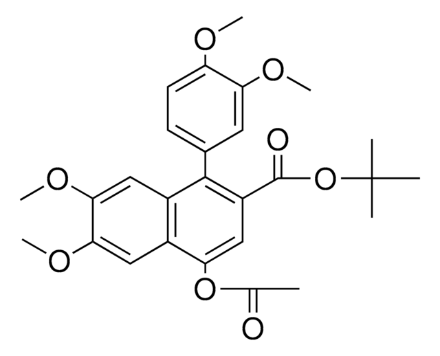 4-ACO-1-(DIMETHOXY-PH)-6,7-DIMETHOXY-NAPHTHALENE-2-CARBOXYLIC ACID TERT-BU ESTER AldrichCPR