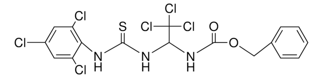 (2,2,2-TRICHLORO-(3-(2,4,6-TRICHLORO-PH)-THIOUREIDO)-ET)-CARBAMIC ACID BZL ESTER AldrichCPR