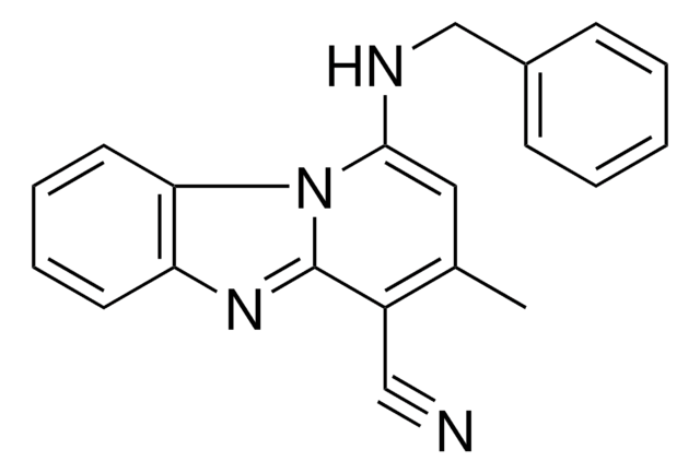 1-BENZYLAMINO-3-METHYL-BENZO(4,5)IMIDAZO(1,2-A)PYRIDINE-4-CARBONITRILE AldrichCPR