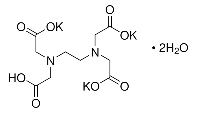 Ethylenediaminetetraacetic acid tripotassium salt dihydrate 98% (titration)
