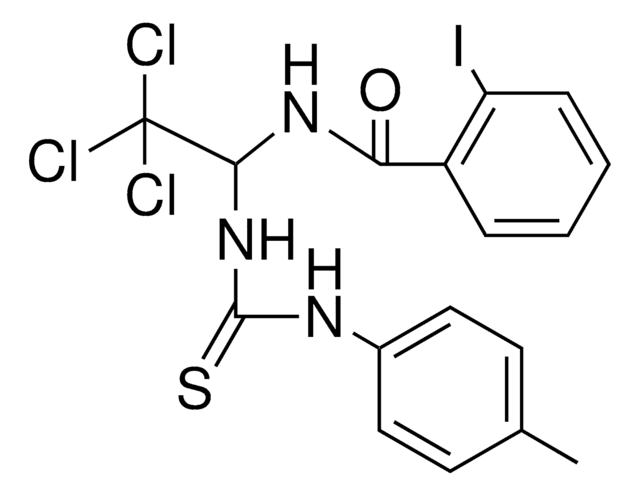 2-IODO-N-(2,2,2-TRICHLORO-1-(3-P-TOLYL-THIOUREIDO)-ETHYL)-BENZAMIDE AldrichCPR