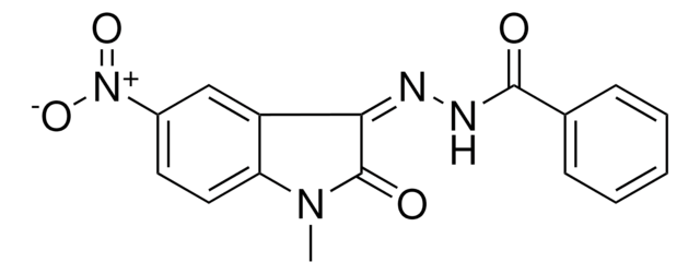 BENZOIC ACID (1-METHYL-5-NITRO-2-OXO-1,2-DIHYDRO-INDOL-3-YLIDENE)-HYDRAZIDE AldrichCPR