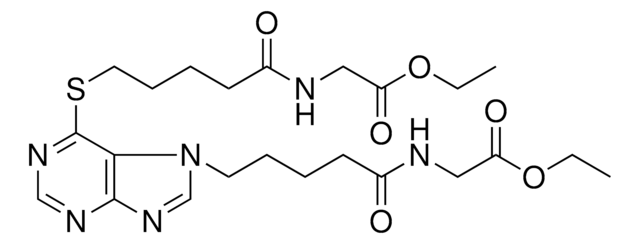 ETHYL ({5-[(7-{5-[(2-ETHOXY-2-OXOETHYL)AMINO]-5-OXOPENTYL}-7H-PURIN-6-YL)SULFANYL]PENTANOYL}AMINO)ACETATE AldrichCPR