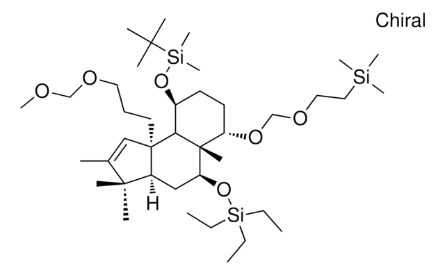 {2-[({(3AR,5S,5AR,6S,9S,9BR)-9-{[TERT-BUTYL(DIMETHYL)SILYL]OXY}-9B-[3-(METHOXYMETHOXY)PROPYL]-2,3,3,5A-TETRAMETHYL-5-[(TRIETHYLSILYL)OXY]-3A,4,5,5A,6,7,8,9,9A,9B-DECAHYDRO-3H-CYCLOPENTA[A]NAPHTHALEN-6-YL}OXY)METHOXY]ETHYL}(TRIMETHYL)SILANE AldrichCPR