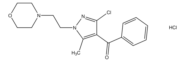 {3-chloro-5-methyl-1-[2-(4-morpholinyl)ethyl]-1H-pyrazol-4-yl}(phenyl)methanone hydrochloride AldrichCPR