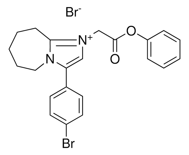 3-(4-BR-PH)-1-PHENOXYCARBONYLMETHYL-6,7,8,9-4H-5H-IMIDAZO[1,2-A]AZEPIN-1-IUM, BR AldrichCPR