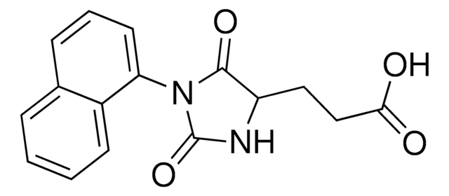 3-[1-(1-naphthyl)-2,5-dioxo-4-imidazolidinyl]propanoic acid AldrichCPR