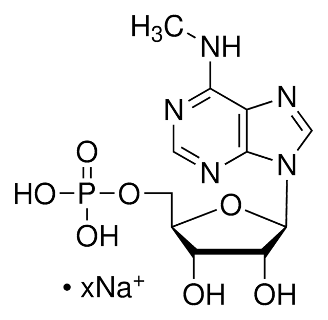 N 6 -甲基腺苷 5&#8242;-单磷酸 钠盐 &#8805;97% (HPLC)