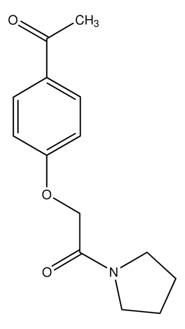 1-[4-(2-Oxo-2-pyrrolidin-1-ylethoxy)phenyl]ethanone