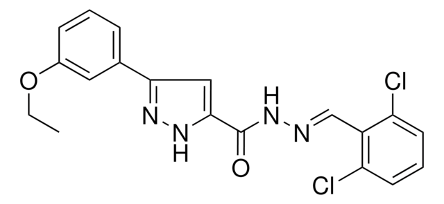 N'-(2,6-DICHLOROBENZYLIDENE)-3-(3-ETHOXYPHENYL)-1H-PYRAZOLE-5-CARBOHYDRAZIDE AldrichCPR