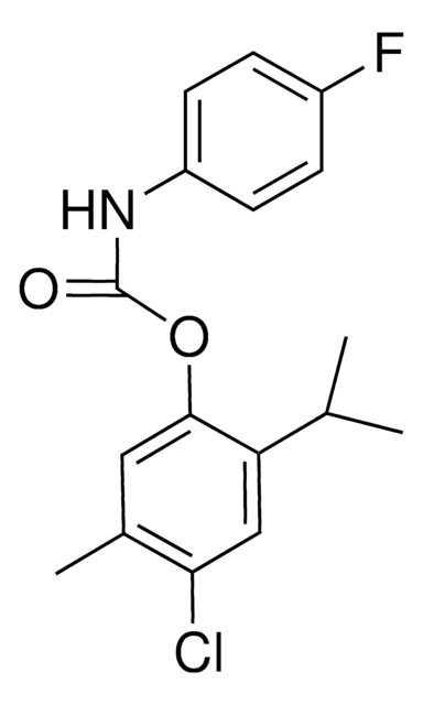 4-CHLORO-2-ISOPROPYL-5-METHYLPHENYL N-(4-FLUOROPHENYL)CARBAMATE AldrichCPR