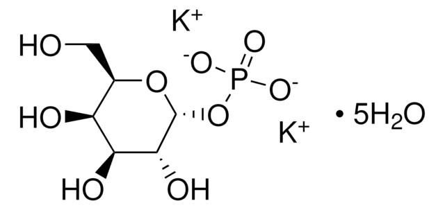 α-D-Galactose 1-phosphate dipotassium salt pentahydrate Type II, ≥98% (HPLC)