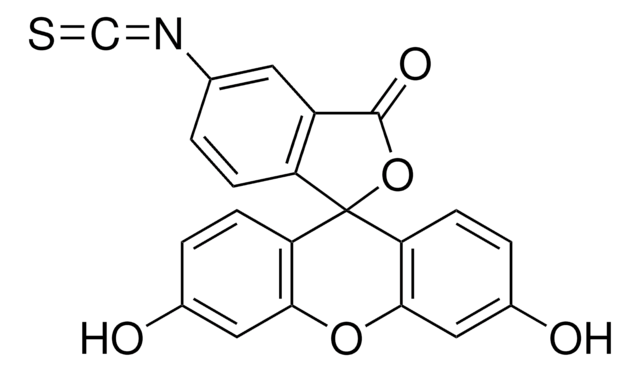 Fluorescein 5(6)-isothiocyanate BioReagent, suitable for fluorescence, mixture of 2 components, &#8805;90% (HPLC)