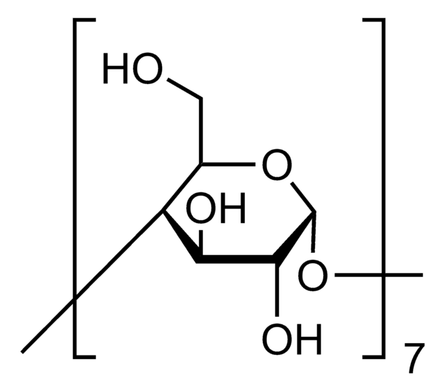 &#946;-Cyclodextrin Produced by Wacker Chemie AG, Burghausen, Germany, Life Science, &#8805;98.0% (HPLC)