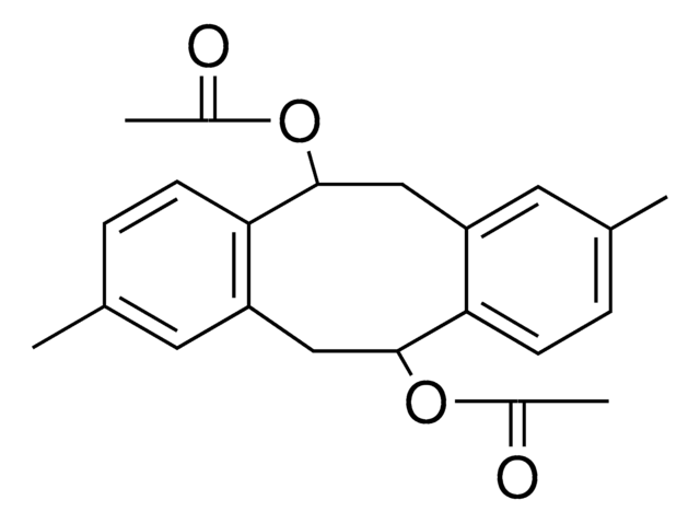 ACETIC ACID 11-ACO-2,8-DIMETHYL-5,6,11,12-4H-DIBENZO(A,E)CYCLOOCTEN-5-YL ESTER AldrichCPR