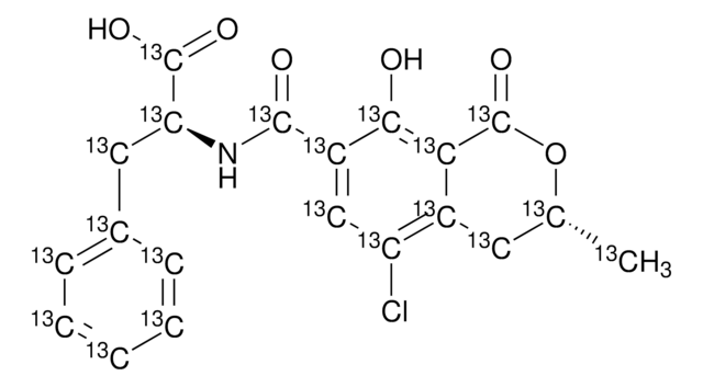 Ochratoxin A-13C20 solution ~10&#160;&#956;g/mL in acetonitrile, analytical standard