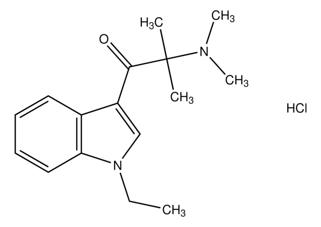 2-(dimethylamino)-1-(1-ethyl-1H-indol-3-yl)-2-methyl-1-propanone hydrochloride AldrichCPR