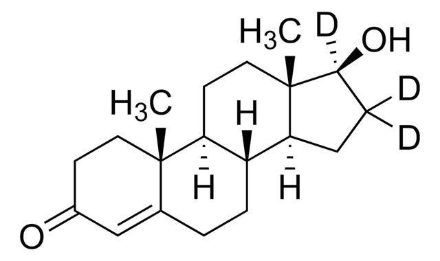 睾酮-d3 溶液 100&#160;&#956;g/mL in 1,2-dimethoxyethane, analytical standard, for drug analysis