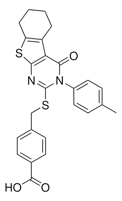 4-({[3-(4-METHYLPHENYL)-4-OXO-3,4,5,6,7,8-HEXAHYDRO[1]BENZOTHIENO[2,3-D]PYRIMIDIN-2-YL]SULFANYL}METHYL)BENZOIC ACID AldrichCPR