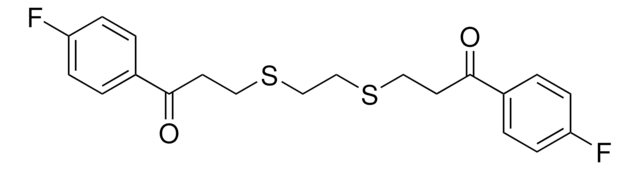 1-(4-FLUORO-PH)-3-((2-((3-(4-FLUOROPHENYL)-3-OXOPROPYL)THIO)ET)THIO)-1-PROPANONE AldrichCPR