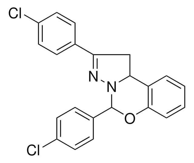 2,4-BIS-(4-CHLORO-PHENYL)-1,9B-DIHYDRO-5-OXA-3,3A-DIAZA-CYCLOPENTA(A)NAPHTHALENE AldrichCPR