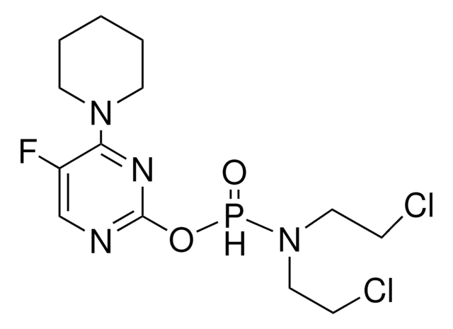 5-FLUORO-4-(1-PIPERIDINYL)-2-PYRIMIDINYL N,N-BIS(2-CHLOROETHYL)PHOSPHONAMIDOATE AldrichCPR