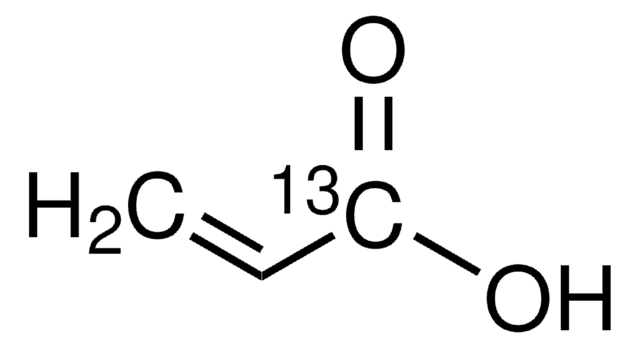 丙烯酸-1-13C &#8805;99 atom % 13C, &#8805;99% (CP), contains hydroquinone as stabilizer