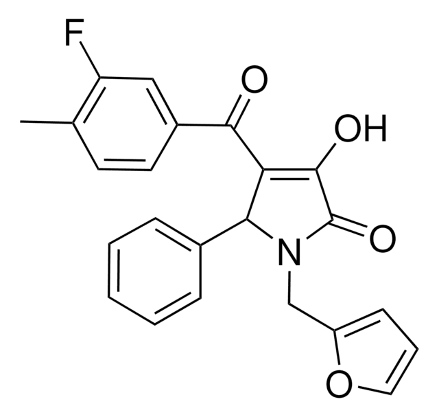 4-(3-F-4-METHYLBENZOYL)-1-(2-FURYLMETHYL)-3-HO-5-PH-1,5-DIHYDRO-2H-PYRROL-2-ONE AldrichCPR