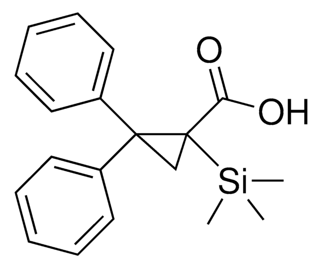 2,2-DIPHENYL-1-(TRIMETHYLSILYL)CYCLOPROPANECARBOXYLIC ACID AldrichCPR