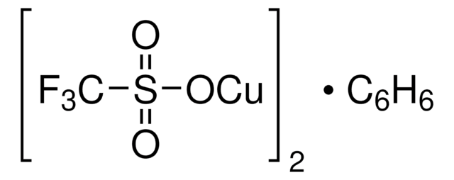 Copper(I) trifluoromethanesulfonate benzene complex technical grade, 90%