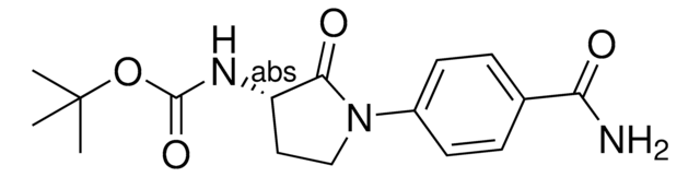 tert-Butyl (3S)-1-[4-(aminocarbonyl)phenyl]-2-oxo-3-pyrrolidinylcarbamate AldrichCPR