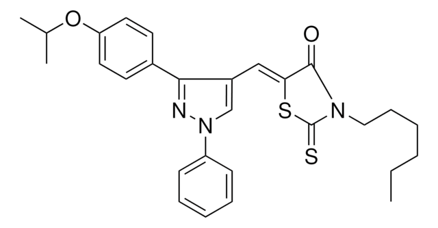 (5Z)-3-HEXYL-5-{[3-(4-ISOPROPOXYPHENYL)-1-PHENYL-1H-PYRAZOL-4-YL]METHYLENE}-2-THIOXO-1,3-THIAZOLIDIN-4-ONE AldrichCPR