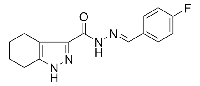 4,5,6,7-4H-1H-INDAZOLE-3-CARBOXYLIC ACID (4-FLUORO-BENZYLIDENE)-HYDRAZIDE AldrichCPR