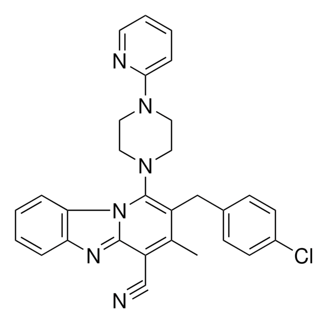 2-(4-CHLOROBENZYL)-3-METHYL-1-[4-(2-PYRIDINYL)-1-PIPERAZINYL]PYRIDO[1,2-A]BENZIMIDAZOLE-4-CARBONITRILE AldrichCPR