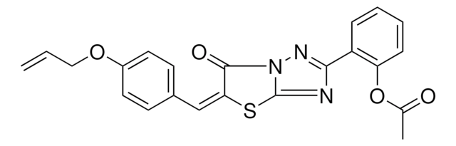 2-{(5E)-5-[4-(ALLYLOXY)BENZYLIDENE]-6-OXO-5,6-DIHYDRO[1,3]THIAZOLO[3,2-B][1,2,4]TRIAZOL-2-YL}PHENYL ACETATE AldrichCPR