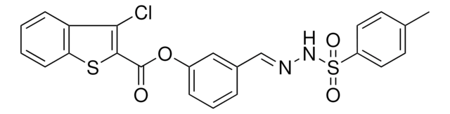 3-(2-((4-ME-PH)SULFONYL)CARBOHYDRAZONOYL)PH 3-CL-1-BENZOTHIOPHENE-2-CARBOXYLATE AldrichCPR