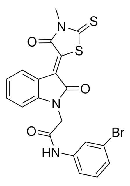 N-(3-BROMOPHENYL)-2-[(3Z)-3-(3-METHYL-4-OXO-2-THIOXO-1,3-THIAZOLIDIN-5-YLIDENE)-2-OXO-2,3-DIHYDRO-1H-INDOL-1-YL]ACETAMIDE AldrichCPR