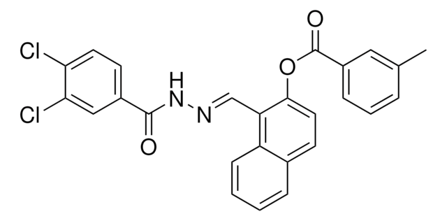 1-(2-(3,4-DICHLOROBENZOYL)CARBOHYDRAZONOYL)-2-NAPHTHYL 3-METHYLBENZOATE AldrichCPR