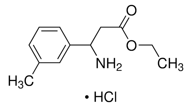 Ethyl 3-amino-3-(3-methylphenyl)propanoate hydrochloride AldrichCPR