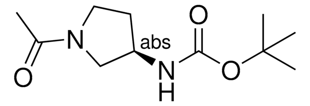 tert-Butyl (3R)-1-acetyl-3-pyrrolidinylcarbamate AldrichCPR