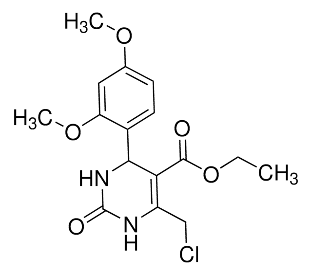Ethyl 6-(chloromethyl)-4-(2,4-dimethoxyphenyl)-2-oxo-1,2,3,4-tetrahydropyrimidine-5-carboxylate AldrichCPR