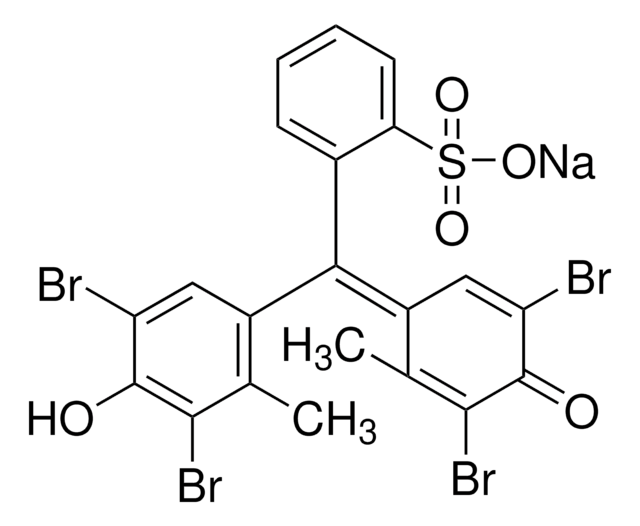 Bromocresol Green, Sodium Salt meets analytical specifications of USP/NF GR ACS
