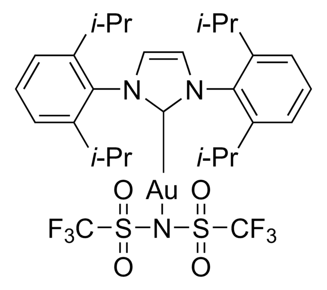 [1,3-Bis(2,6-diisopropylphenyl)imidazol-2-ylidene] [bis(trifluoromethanesulfonyl)imide]gold(I) 95%