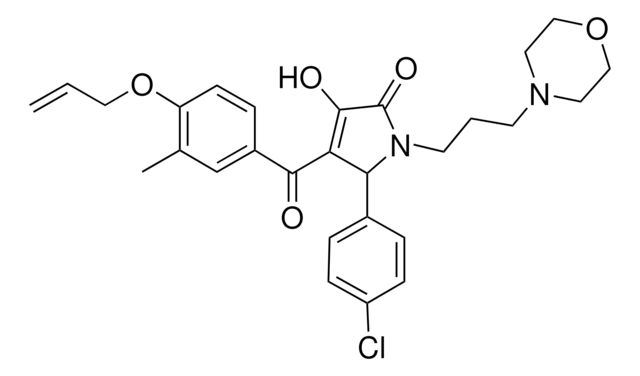 4-[4-(ALLYLOXY)-3-METHYLBENZOYL]-5-(4-CHLOROPHENYL)-3-HYDROXY-1-[3-(4-MORPHOLINYL)PROPYL]-1,5-DIHYDRO-2H-PYRROL-2-ONE AldrichCPR
