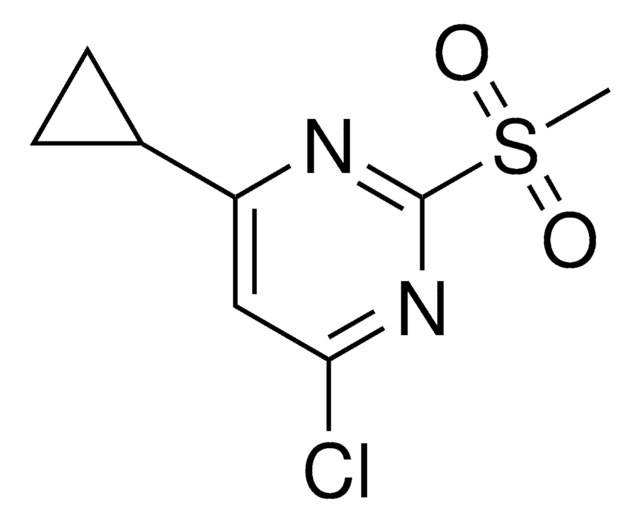 4-Chloro-6-cyclopropyl-2-(methylsulfonyl)pyrimidine AldrichCPR