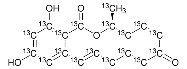 Zearalenone-13C18 solution ~25&#160;&#956;g/mL in acetonitrile, analytical standard