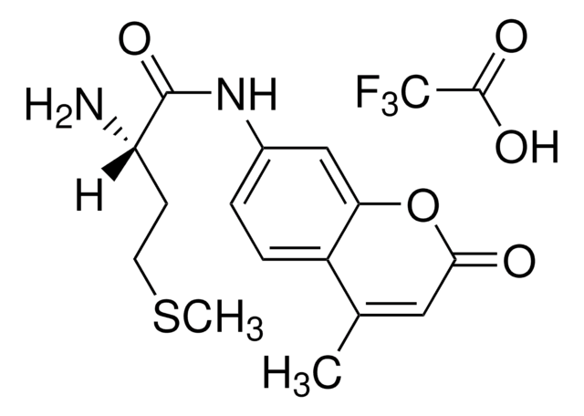 L-Methionine 7-amido-4-methylcoumarin trifluoroacetate salt &#8805;99.0% (sum of enantiomers, HPLC)
