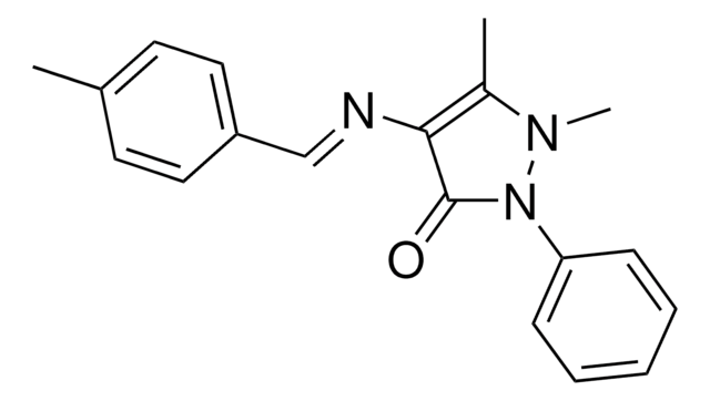 2,3-DIMETHYL-4-(4-METHYLBENZYLIDENEAMINO)-1-PHENYL-3-PYRAZOLIN-5-ONE AldrichCPR