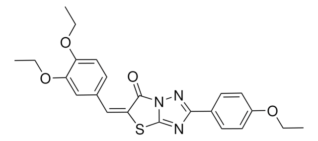 (5E)-5-(3,4-DIETHOXYBENZYLIDENE)-2-(4-ETHOXYPHENYL)[1,3]THIAZOLO[3,2-B][1,2,4]TRIAZOL-6(5H)-ONE AldrichCPR